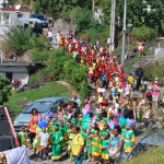 Parade des Ecoles pilotines au quartier la Batterie