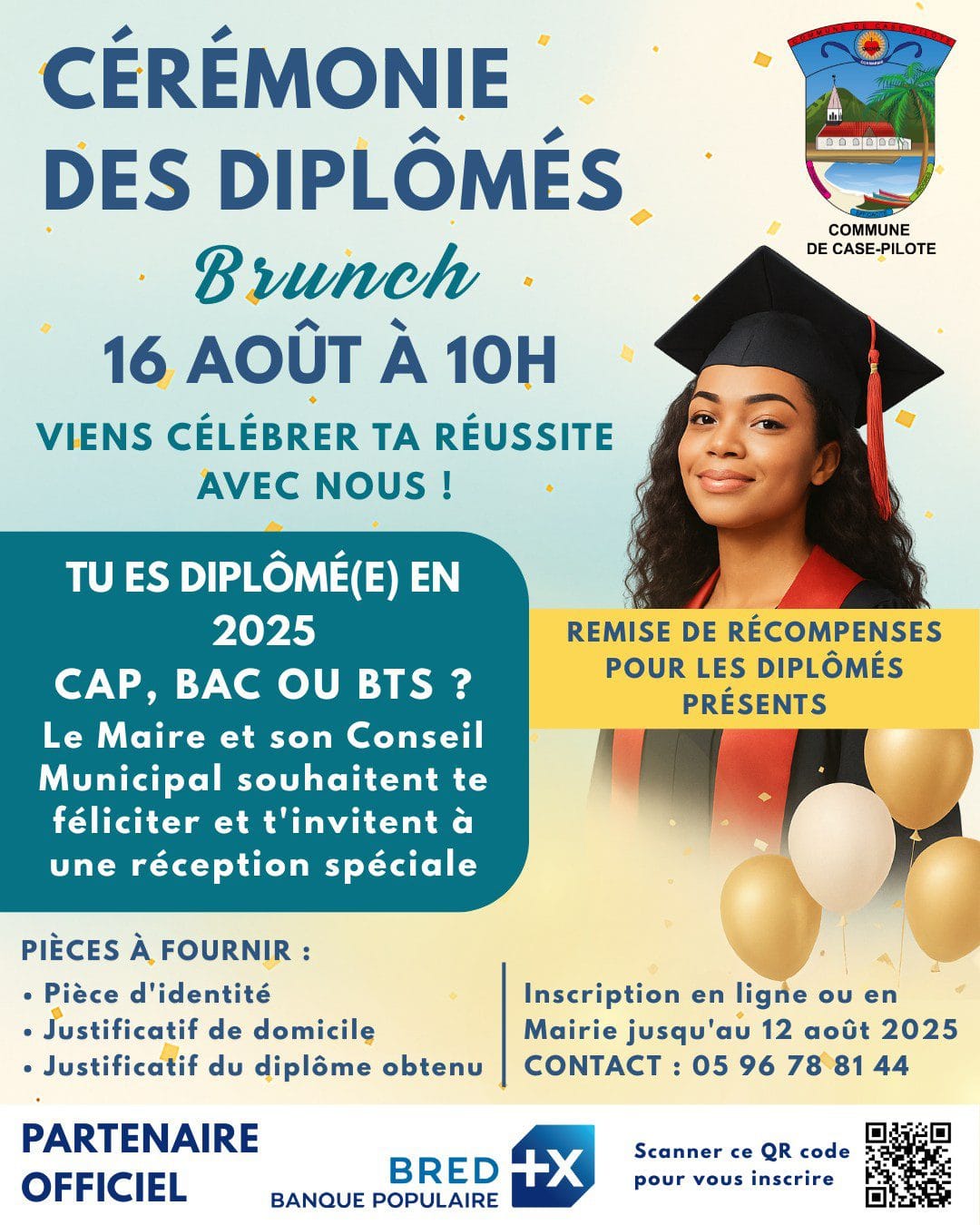 Flyer Cérémonie des diplômés 2025