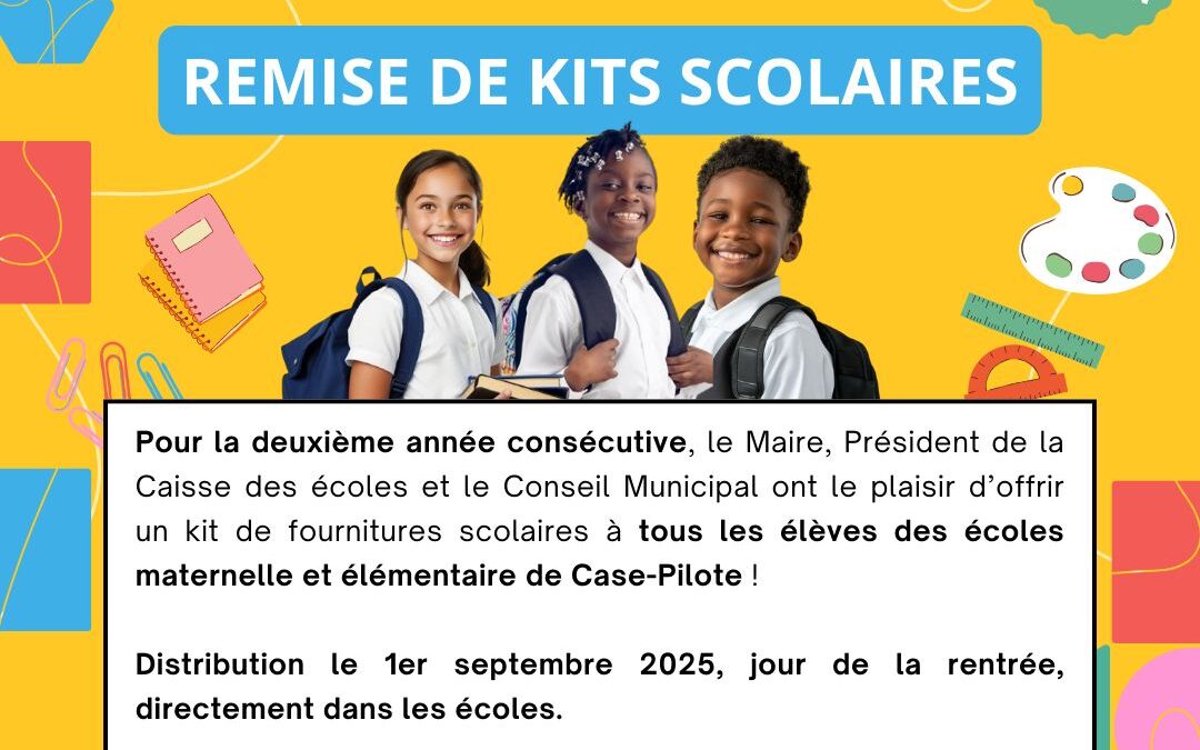 Rentrée scolaire 2025/2026 – Un kit pour chaque élève