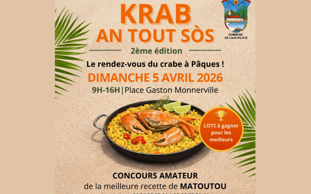 Krab An Tout Sòs 2026 : La fête du crabe à Pâques !
